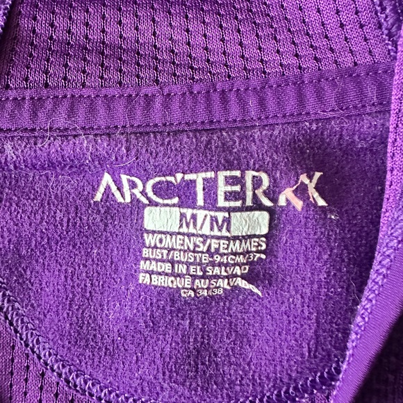 Arc'teryx Vibrant Purple Women's sweater - Picture 3 of 6